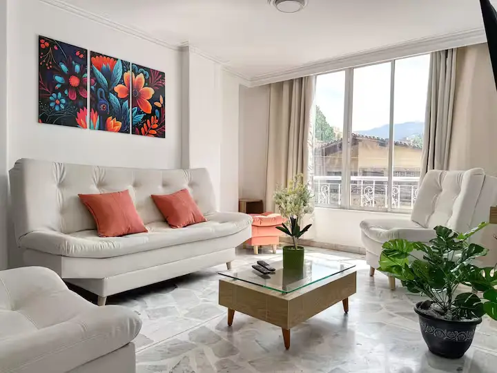 Apartamento amoblado en Laureles Medellín, 301 Acacias cerca de la Avenida 80