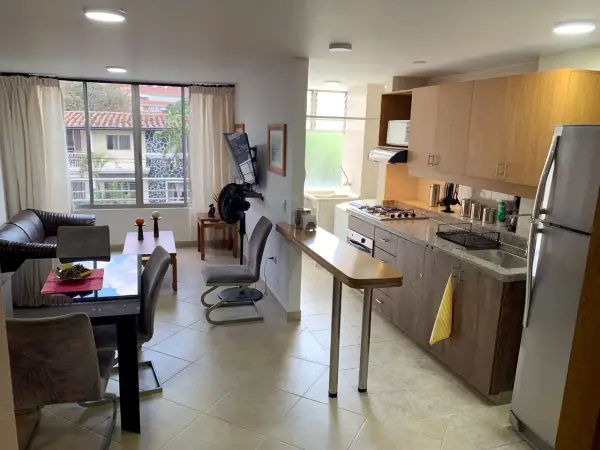 Apartamento 302 · Sede A: sala, comedor y cocina
